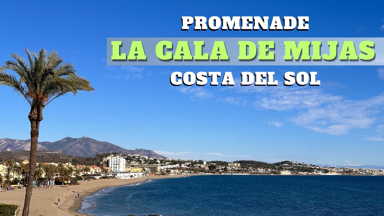 Sunny La Cala de Mijas Scenic Seafront| Malaga| Costa del Sol| Spain