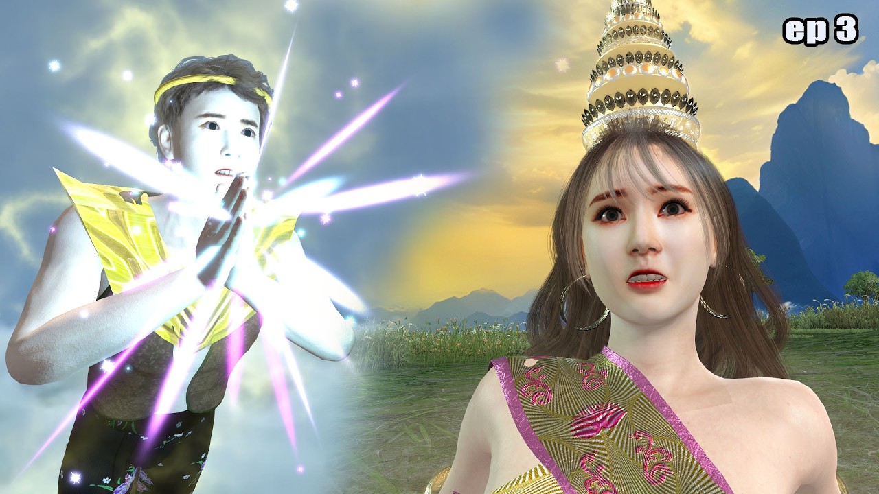 qaum ntuj nrej teb daim ep 3 hmoob hmong animation 3d