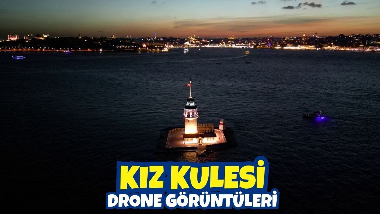 Kız Kulesi Drone Görüntüleri - Maiden's Tower (İstanbul) | Dji Mini 3 Pro