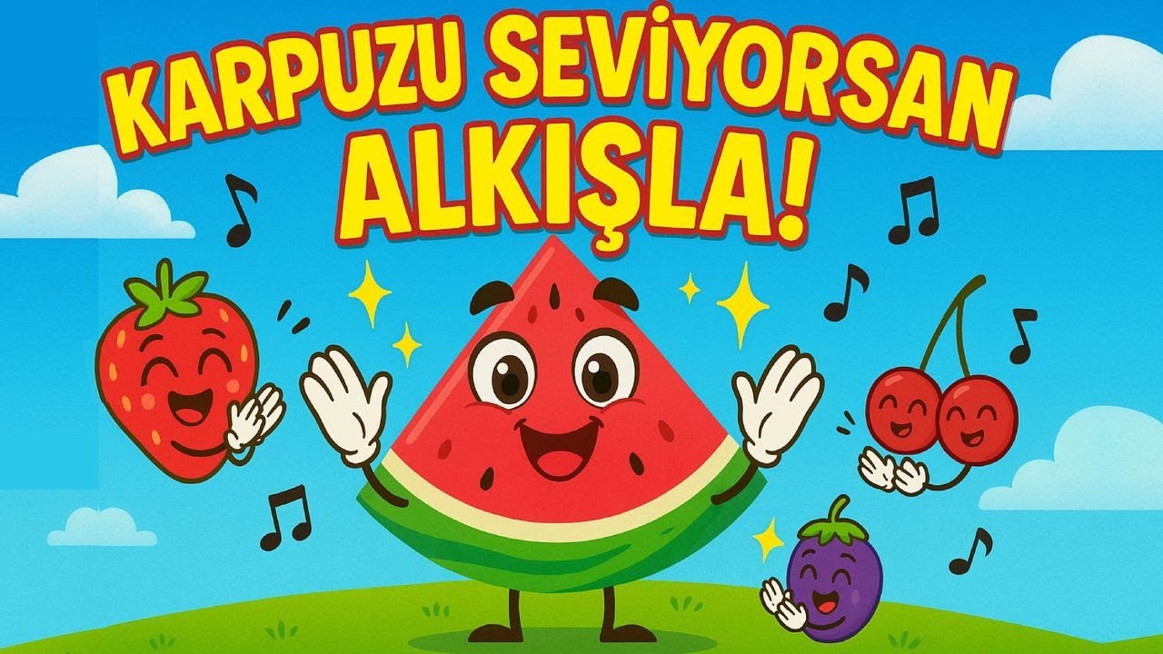 EN GÜZEL ÇOCUK ŞARKILARI | Karpuzu Seviyorsan Alkışla | Arı Vız Vız Vız | On Küçük Araba