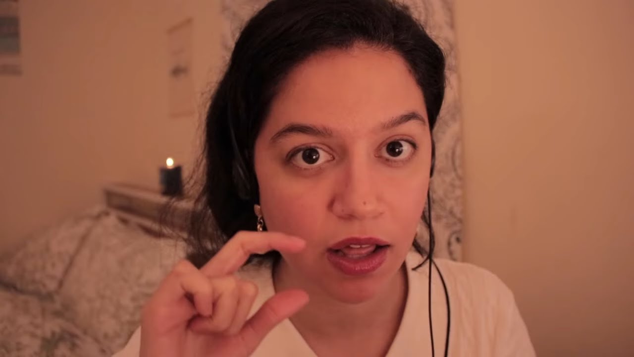 asmr physiognomy facial exam personality test