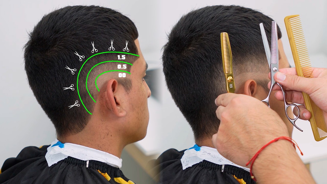 TECNICA PROFESIONAL para hacer tus DESVANECIDOS CON TIJERA