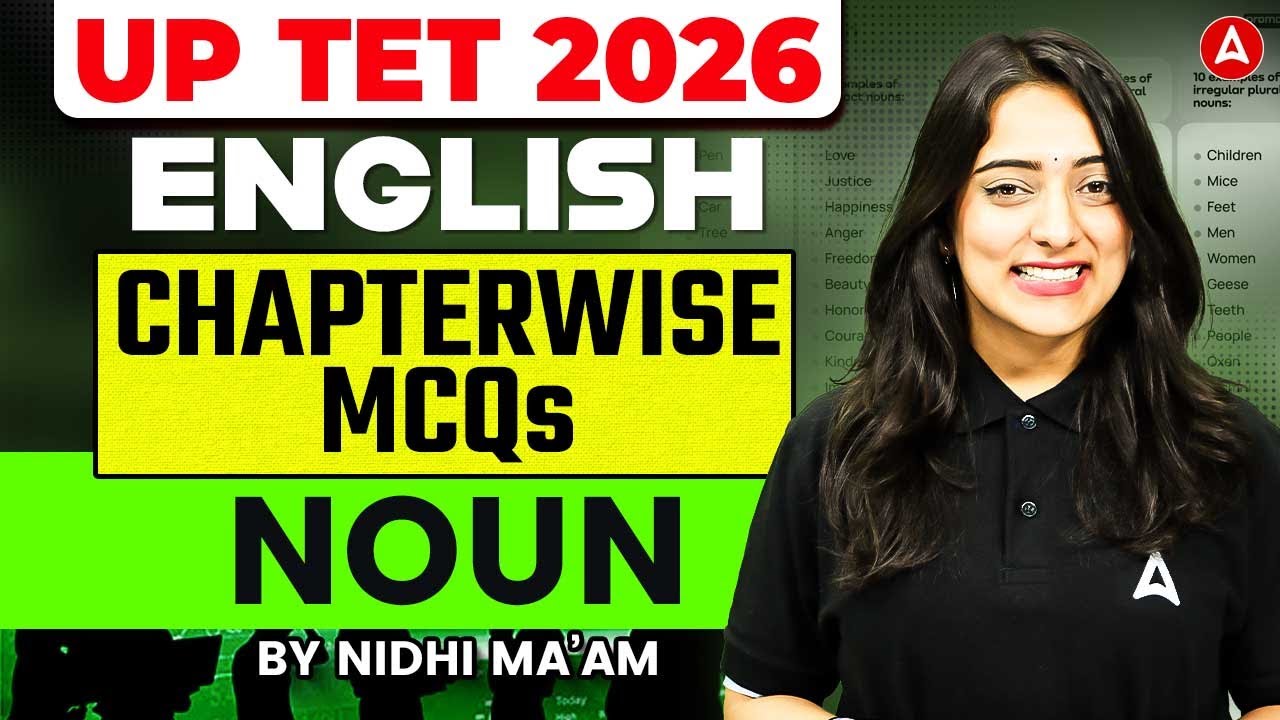 UPTET English Class | UPTET English Grammar Noun | UPTET English Previous Year Question By Nidhi Mam