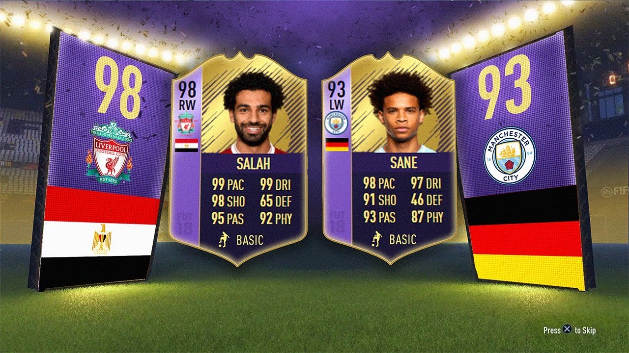 98 POTY SBC SALAH, 93 yPOTY SBC SANE! - (Completed) FIFA 18 Ultimate Team