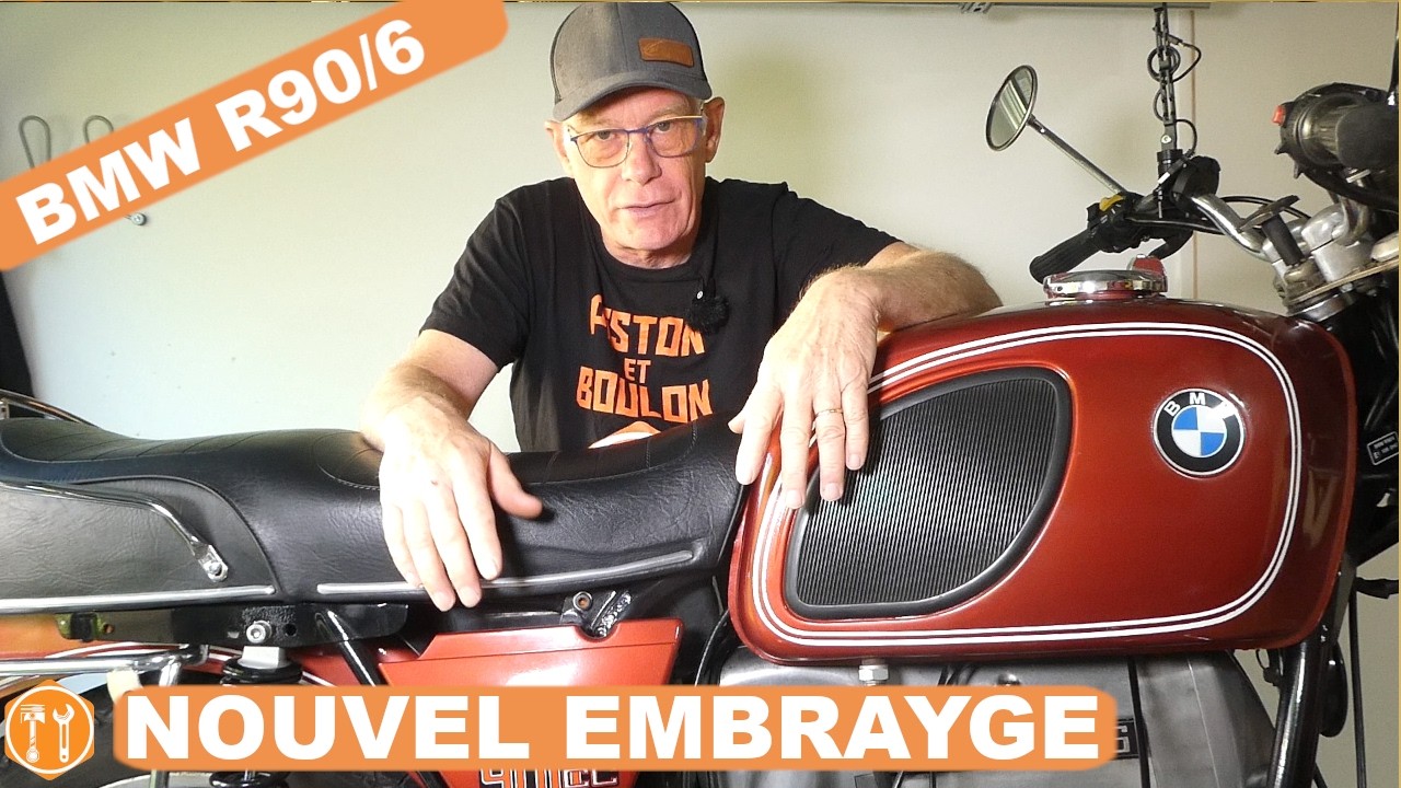 BMW R90/6, nouvel embrayage, on fait ça bien !