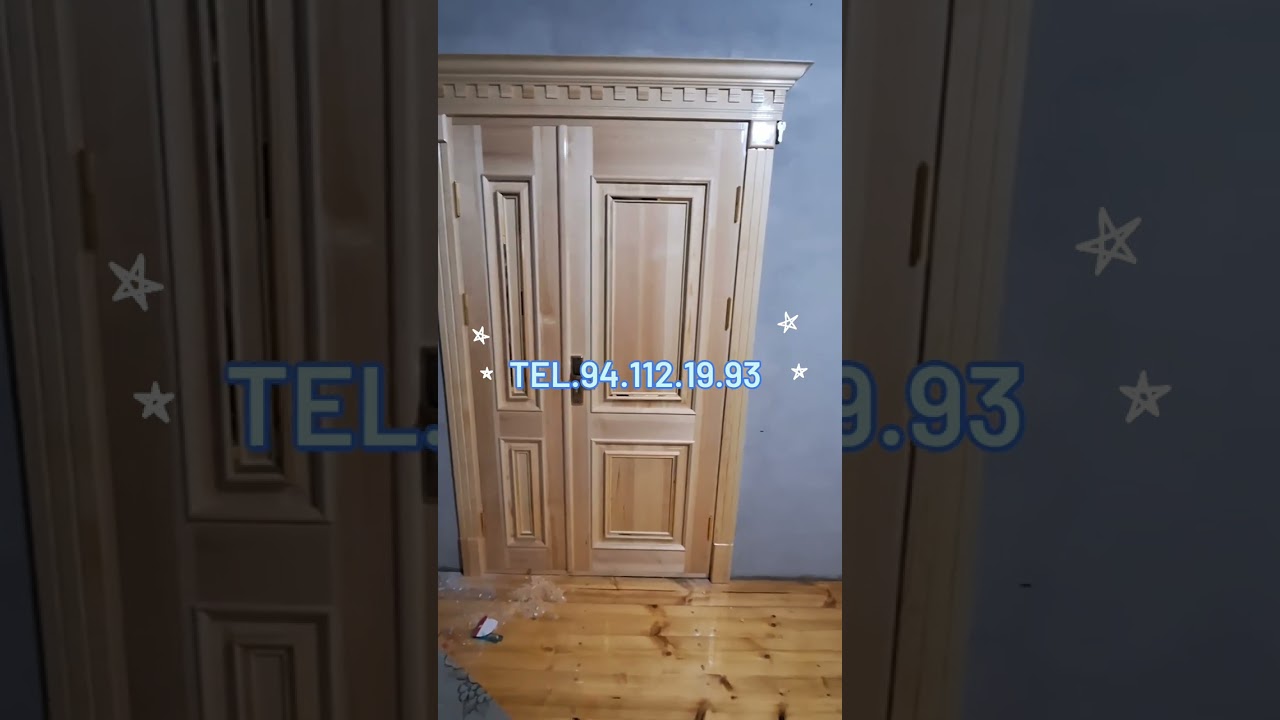 Zamonaviy dizaynda taxta eshiklar