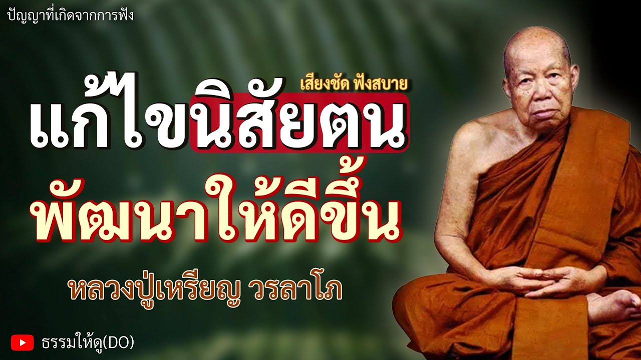 แก้ไขนิสัยตัวเอง พัฒนาชีวิตให้ดีขึ้นอย่างไร? ฟังเทศน์หลวงปู่เหรียญ #หลวงปู่เหรียญ #ธรรมะสอนใจ #สมาธิ