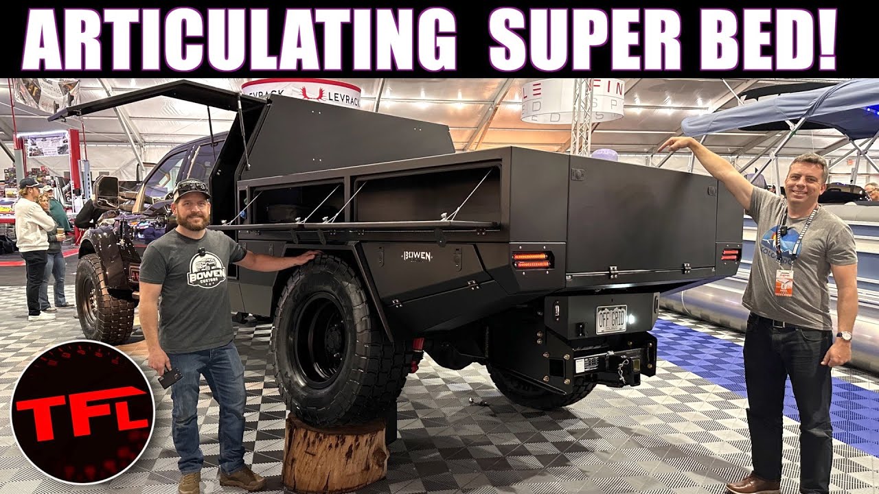 Here's a Clever Solution For When Your Big Off-Road Spare Tire DOES NOT Fit Under The Truck's Bed!