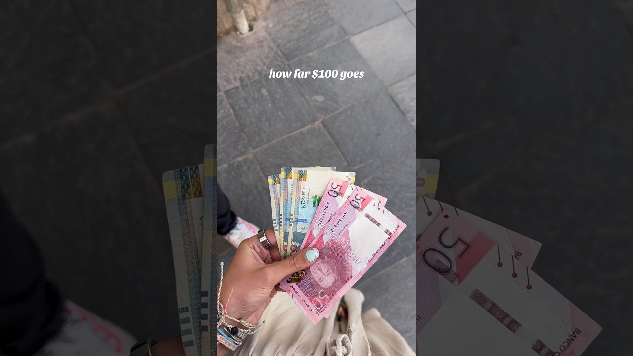 How far $100 USD goes in Cusco, Peru! #travelperu #traveltips #travelvolg #shoppinghaul #travelinspo
