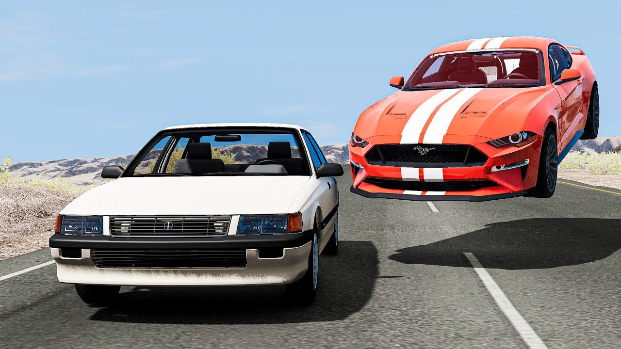 High Speed Traffic Car Crashes #148 - BeamNG Drive | CrashBoomPunk