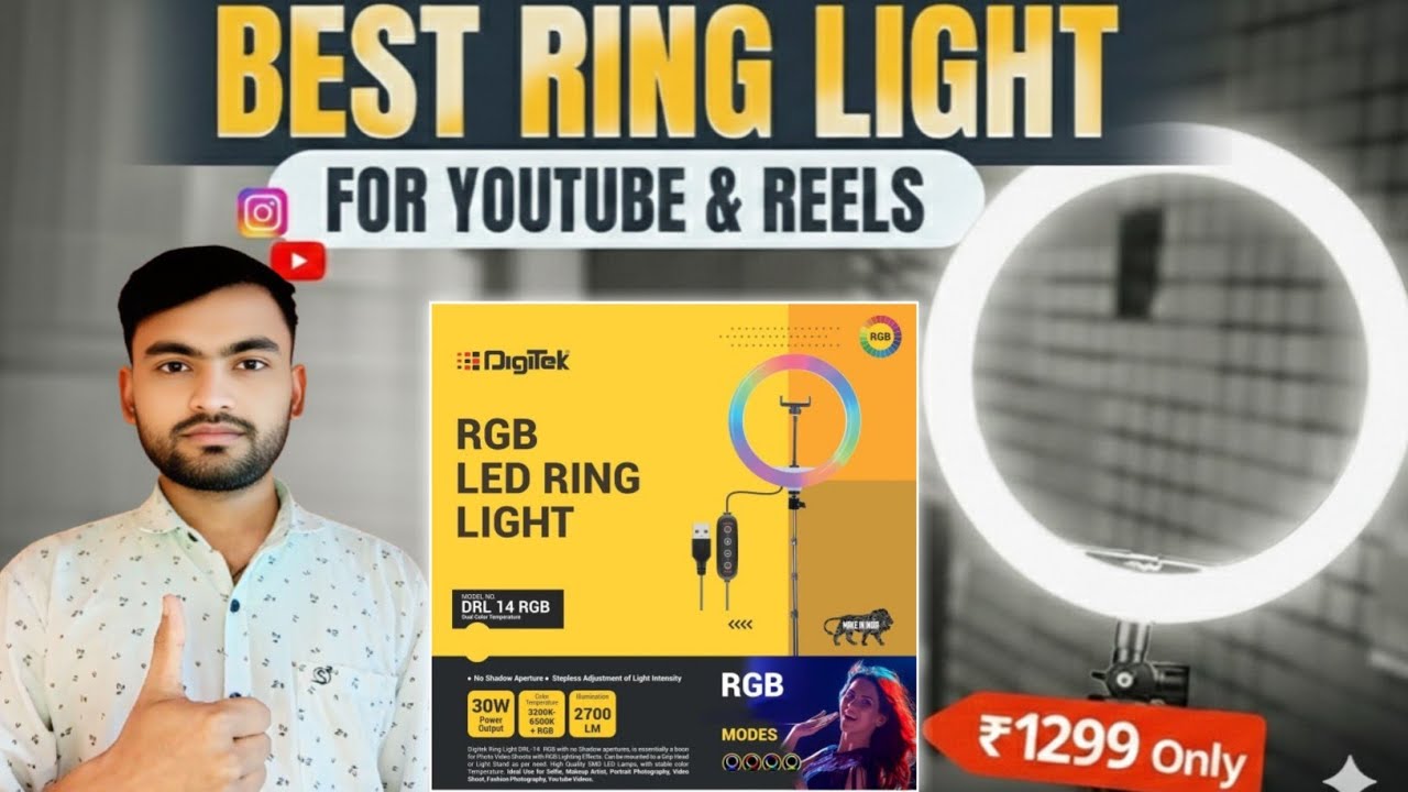 ₹1299 Me BEST Ring Light 😱 YouTube & Reels Ke Liye Perfect ?
