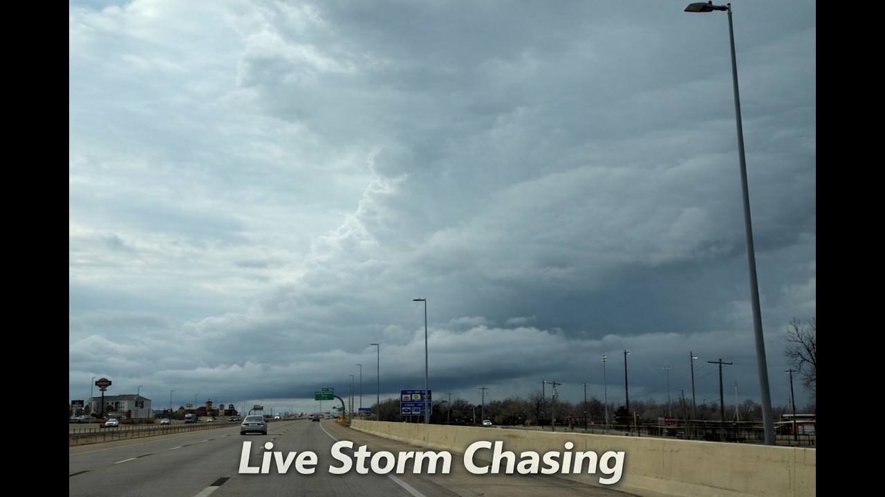 LIVE Storm Chasing -  In route to Critical Fire Risk in the Texas Panhandle