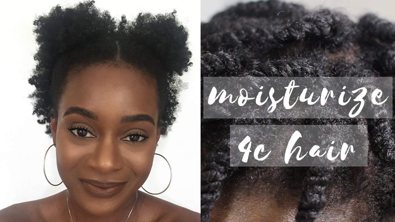 HOW TO MOISTURIZE DRY 4C NATURAL HAIR | LOC METHOD