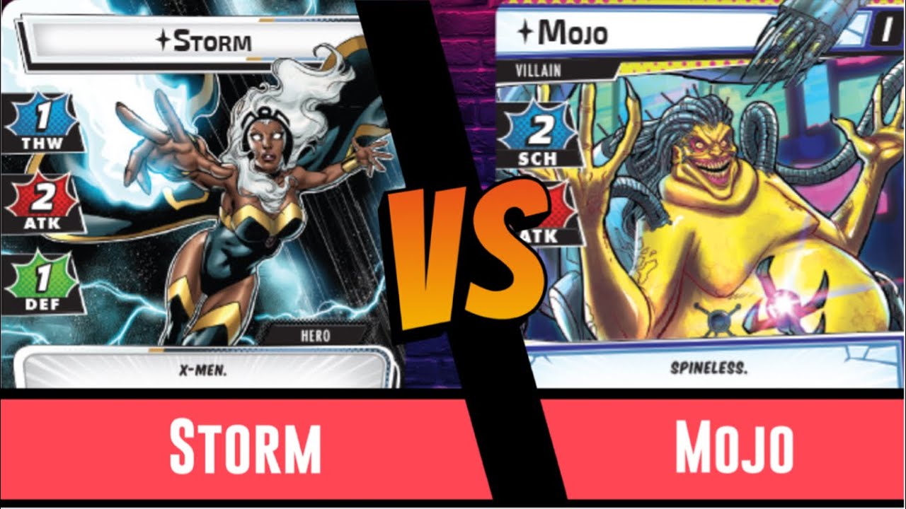 Marvel Champions | Storm | Vs Mojo | True Solo | Leadership | Mojo Mania | Deck Building