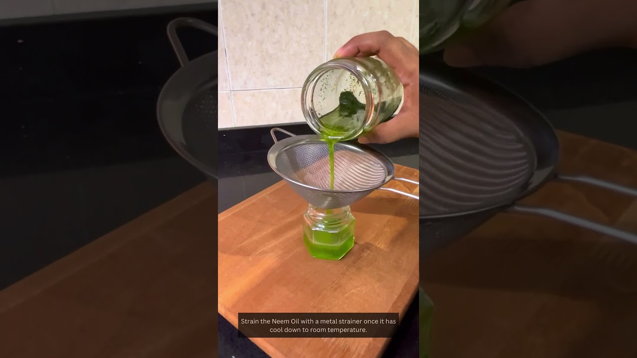 Homemade Neem Oil as Natural Botox & for Skin Rejuvenation #foryou #skincare #haircare #youtube #fyp