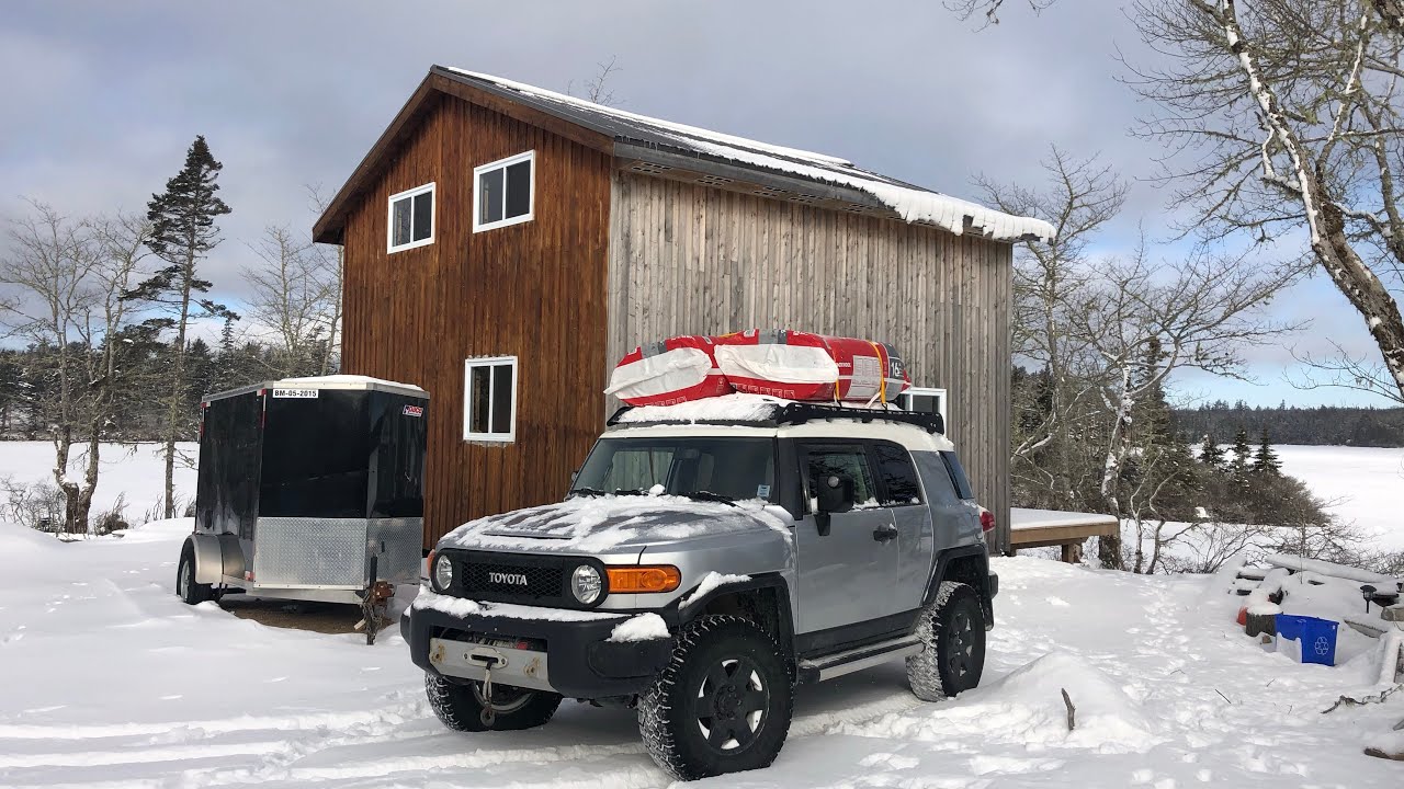 TOYOTA FJ OFF-ROADING IN DEEP SNOW & OFF GRID LIVING UPDATE