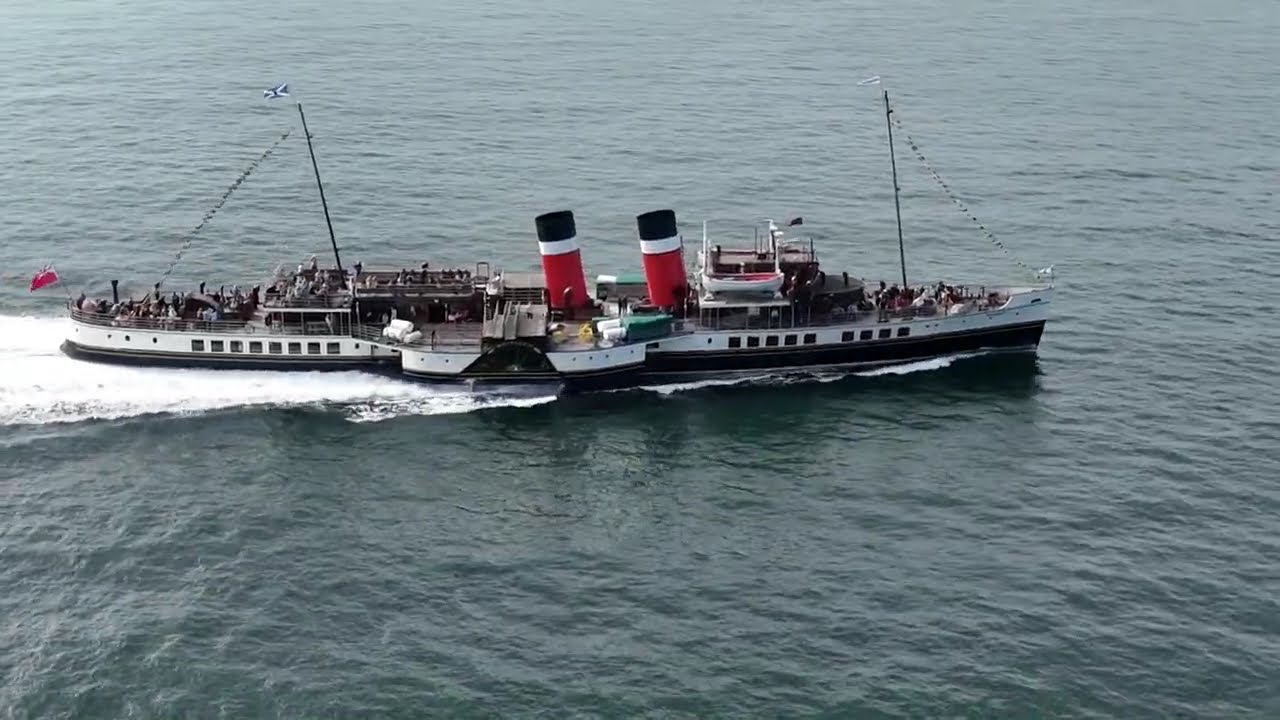PS WAVERLEY - LLANDUDNO 24th JULY 2024... DJI DRONE FOOTAGE