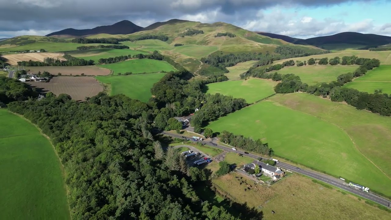 Scottish Water Tankers at Glencorse Water Treatment Works (WTW)