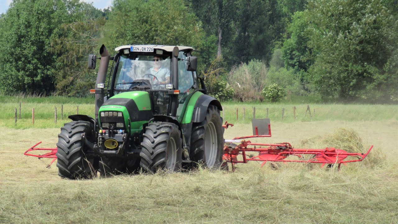 Heuernte 2022/ Deutz Agrotron 128/ Lely