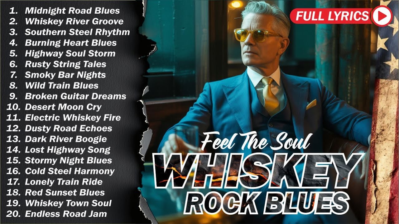 Whiskey Blues Music - THE BEST OF WHISKEY BLUES - Best Blues Songs Of All Time Relaxing Blues #rock