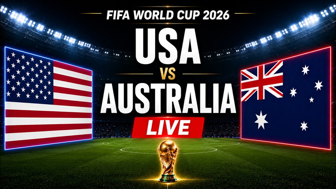 🔴 USA vs Australia LIVE | World Cup 2026 Full Match Stream | Group D Clash | EA Sports FC 26