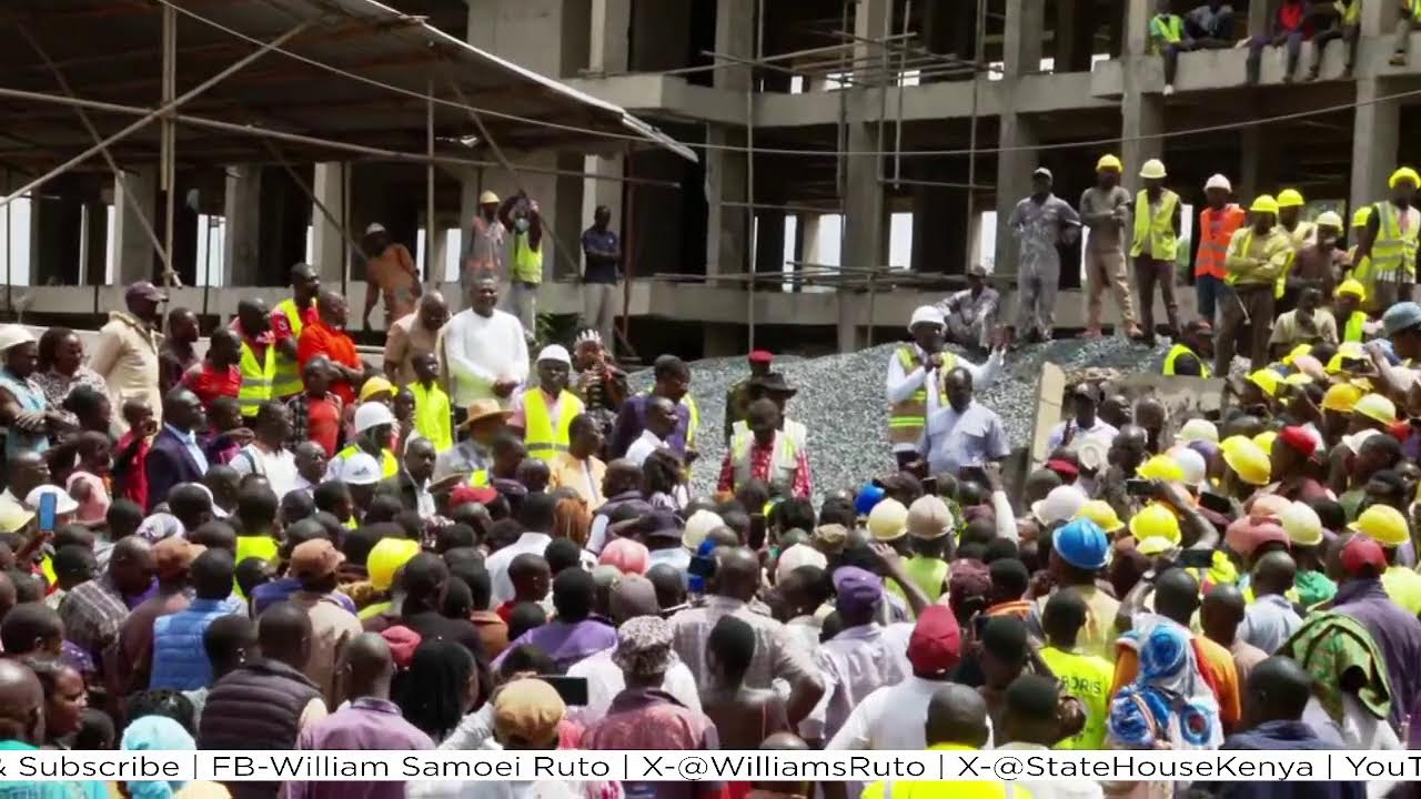 Inspection of Nangina Affordable Housing Project, Funyula