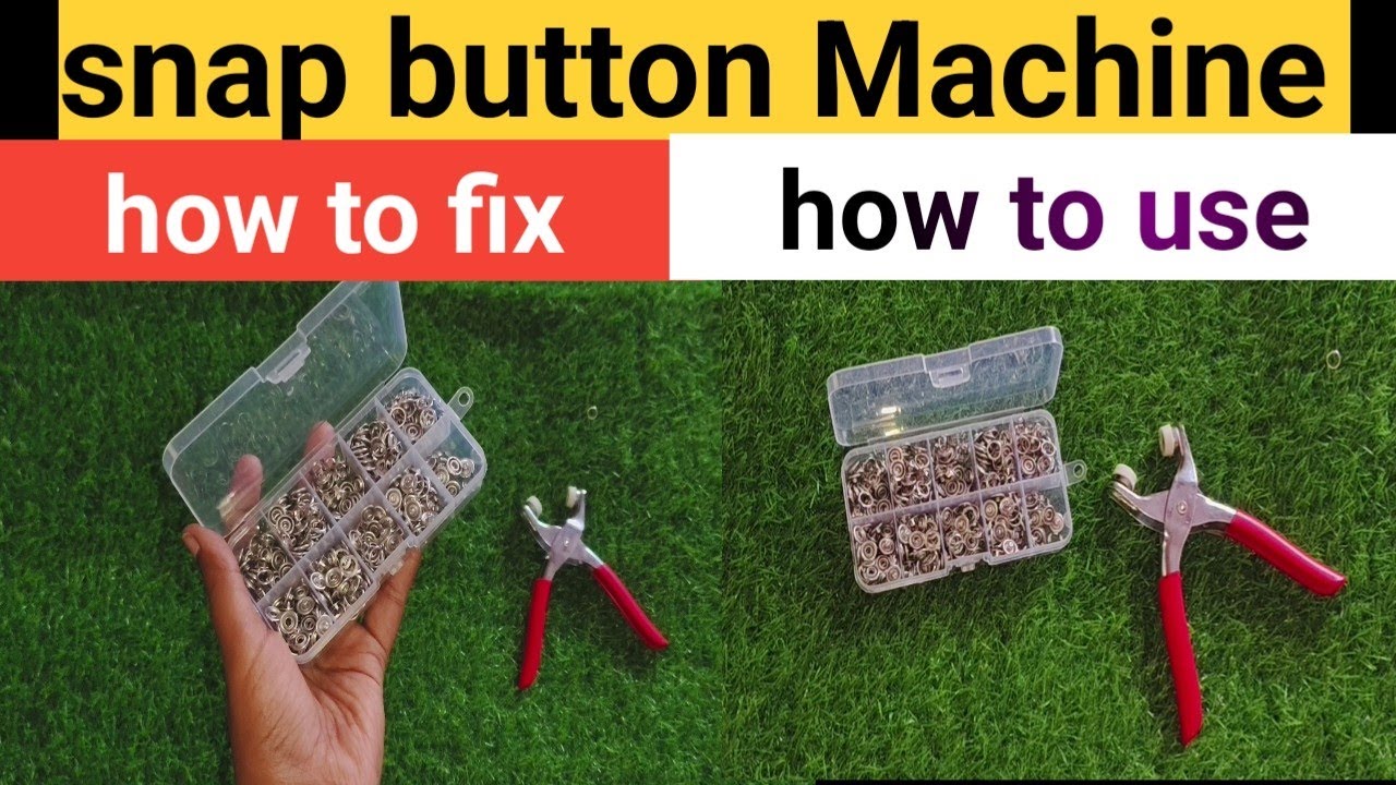 Online snap button review| how to use this in kids cloth