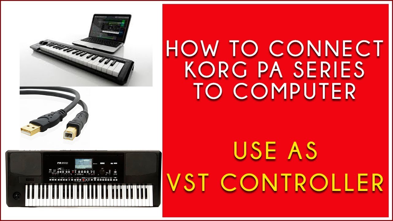 How to connect PA300 PA600 PA700 PA900 and PA1000 to PC as VST Controllor