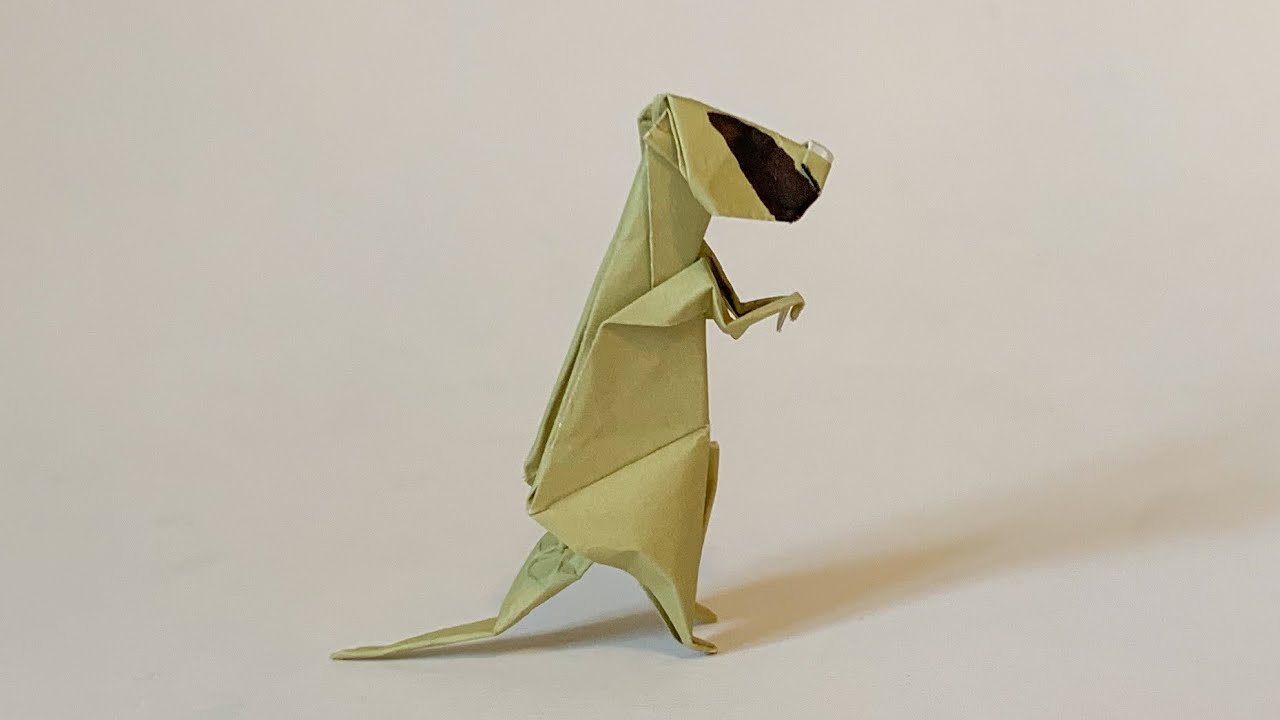 Easy Origami Meerkat