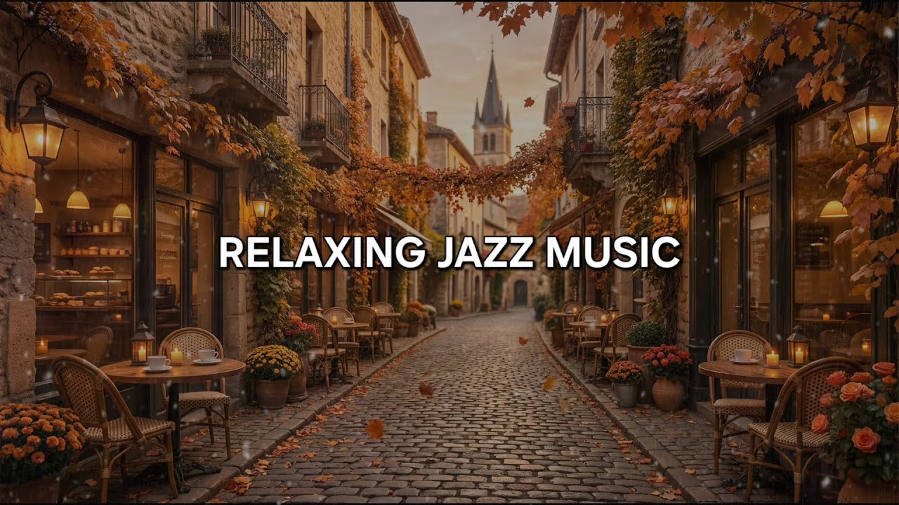 🎶 Smooth Jazz Music for Studying & Reading | Calm Café Background Sound ☕