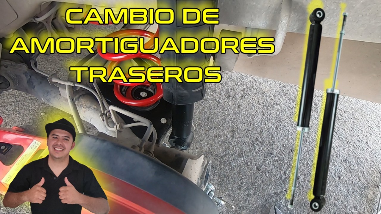 Cambio de amortiguadores traseros tiida