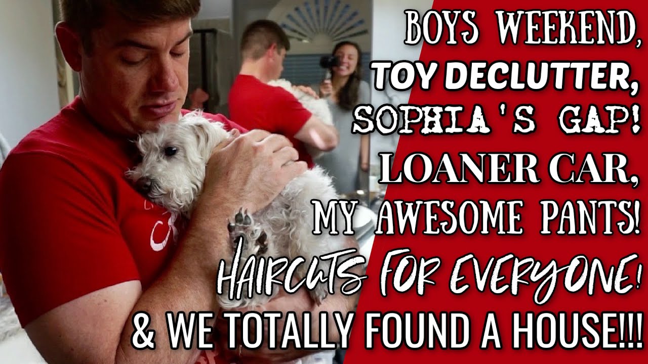VLOG | House prayers were answered! Everyone gets haircuts! And my pants are awesome.