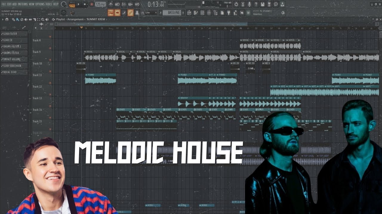 Free melodic house, trance  FLP Inspired by John Summit, Knock2, Artbat