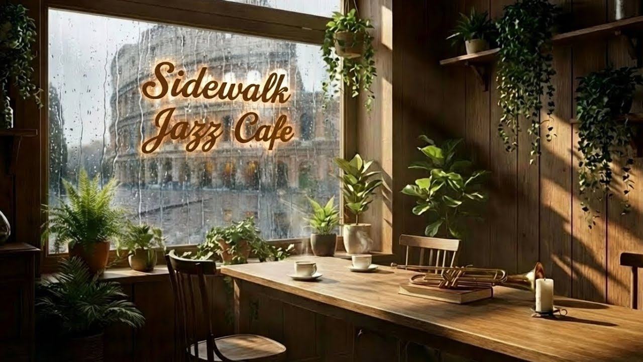 Relaxing Jazz Cafe Ambience - 64 BPM Music to Slow Your Mind