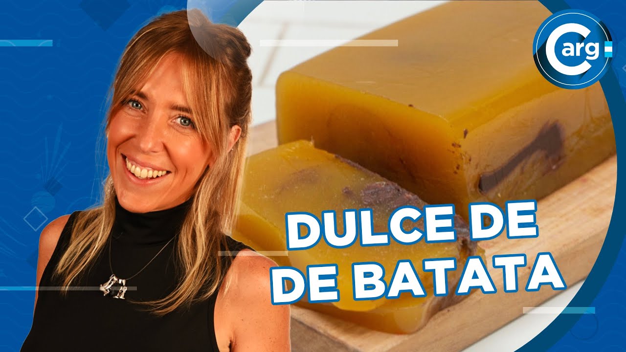 RECETA DE DULCE DE BATATA