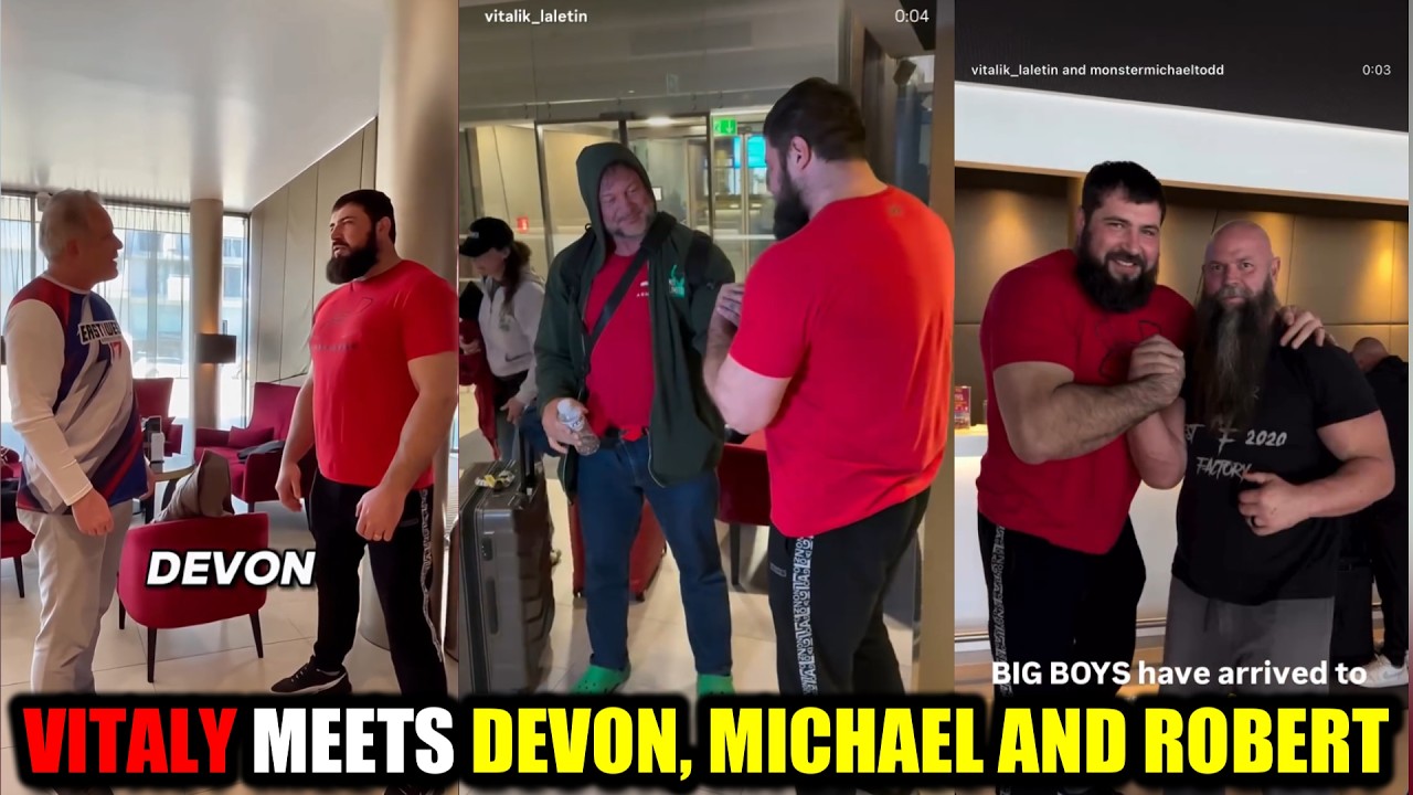 Vitaly meets Devon, Michael, and Robert in Vienna ahead of his supermatch