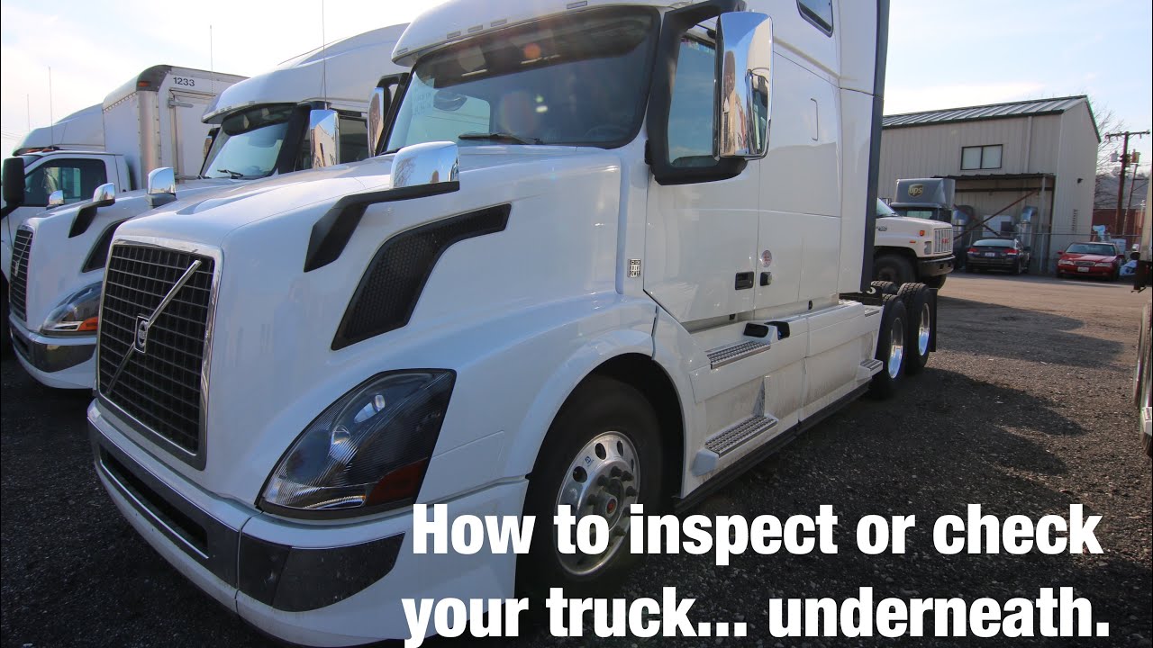 How to inspect or check your truck... underneath.