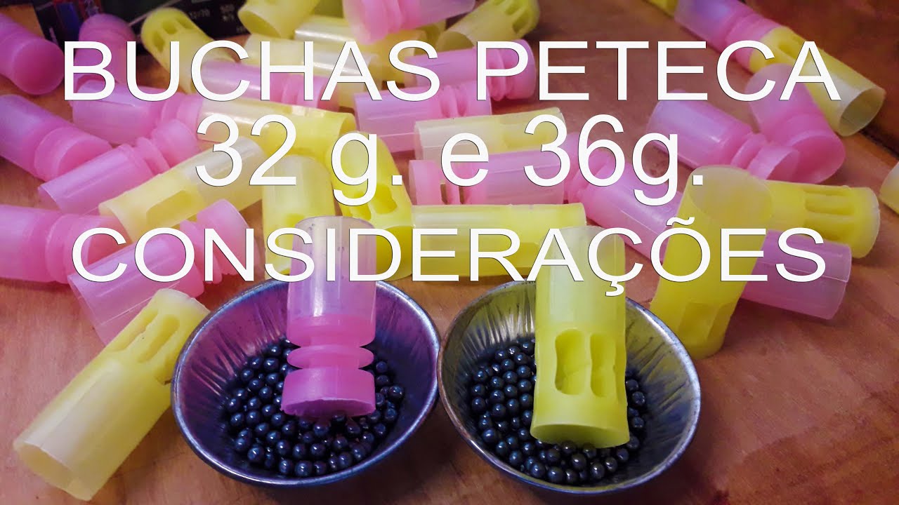 BUCHAS PETECA 12GA CONSIDERA&Ccedil;&Otilde;ES