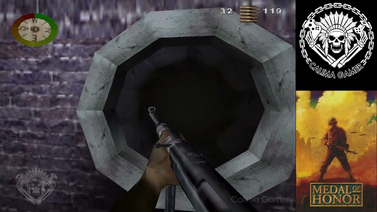 Medal Of Honor 1999 PS1 Misión 1 Rescue the G3 officer Francia   Parte 3 Sewer Chase