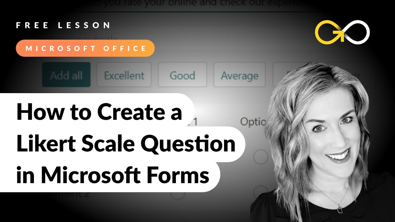 How to Create a Likert Scale Question in Microsoft Forms | Free Lesson | Microsoft Forms Course