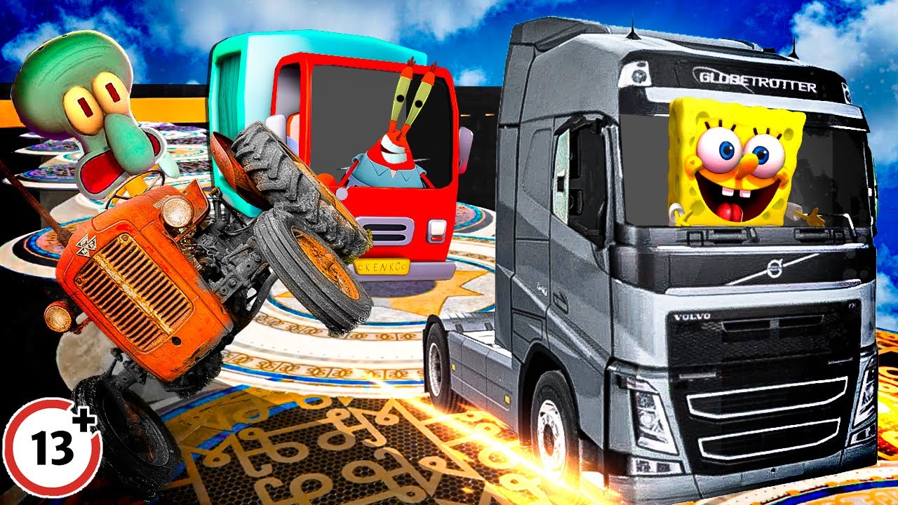 Гонки Красти на выживание!!! | GTA Racing в Бикини Боттом