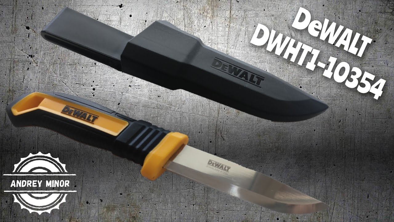 Обзор ножа DeWALT DWHT1-10354 черный