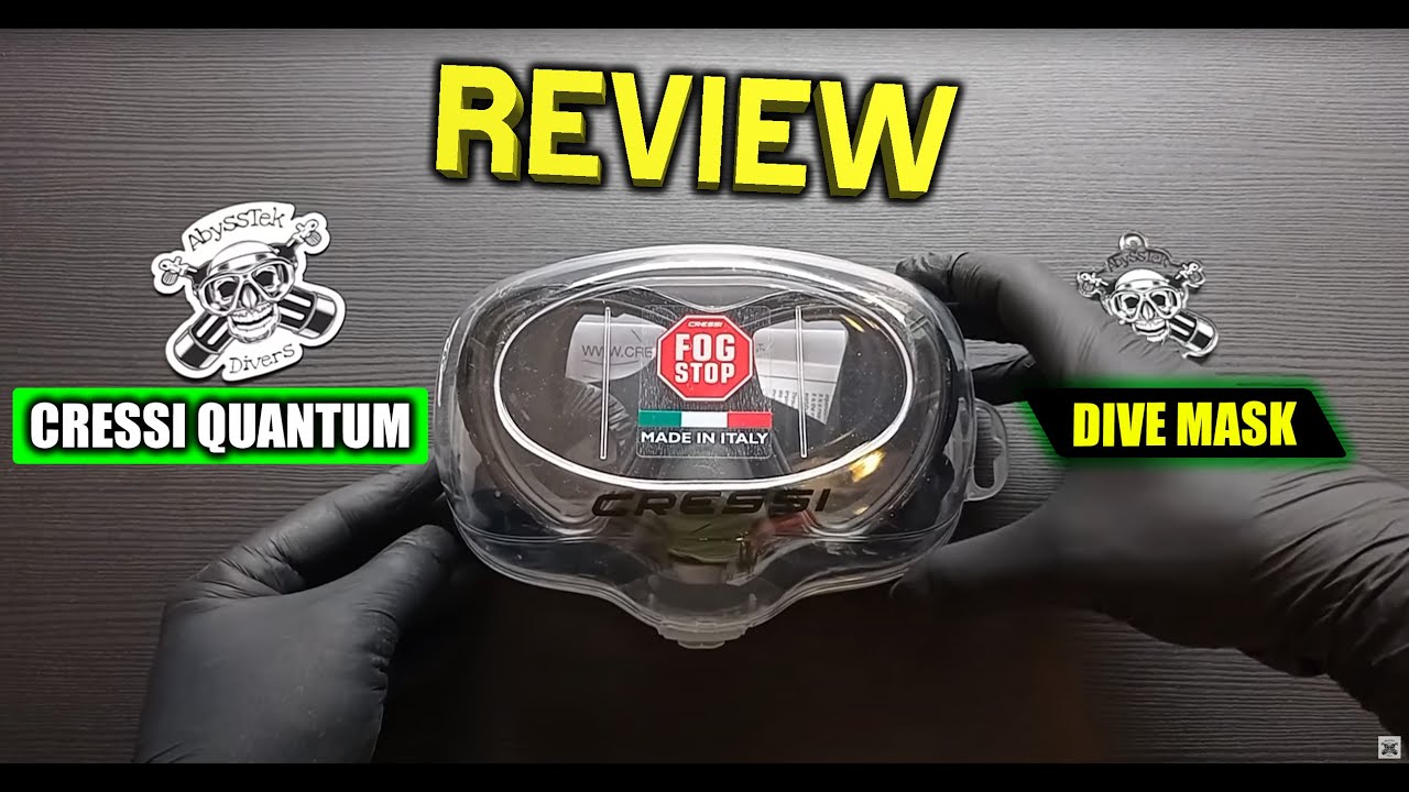 CRESSI QUANTUM MASCARA BUCEO/DIVE MASK REVIEW -ESPAÑOL/SPANISH-