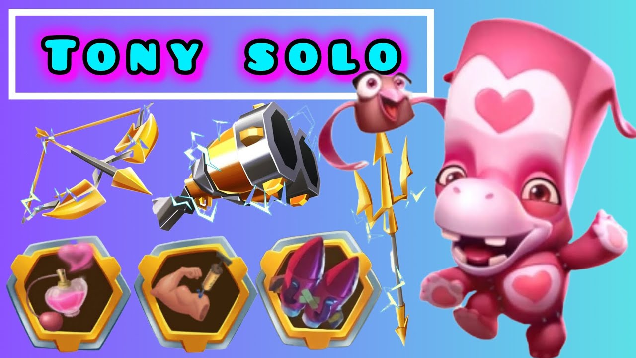 Tony Maxed Level 20 Solo ZOOBA Gameplay