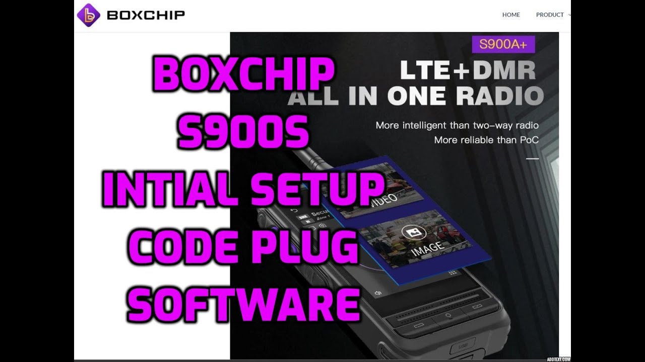 BOXCHIP S900A -INITIAL INSTALL PDF-  CODE PLUG PROGRAMING