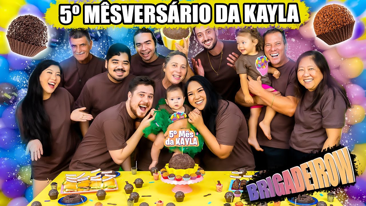 Quinto Mêsversário Da Kayla! Brigadeirow