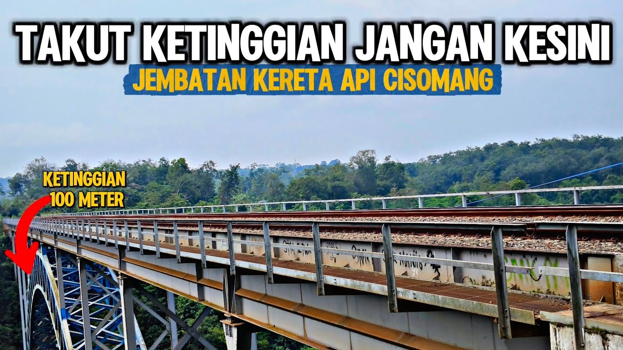 JEMBATAN KERETA PALING TINGGI DI INDONESIA!! | Perjalanan Menuju Jembatan Cisomang Purwakarta