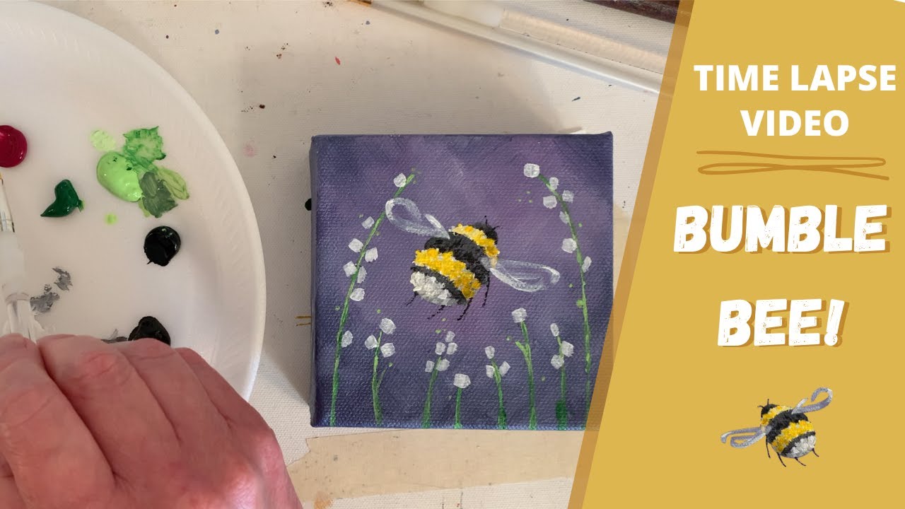 BEE BALLET TIME LAPSE PAINTING! - By: Annie Troe