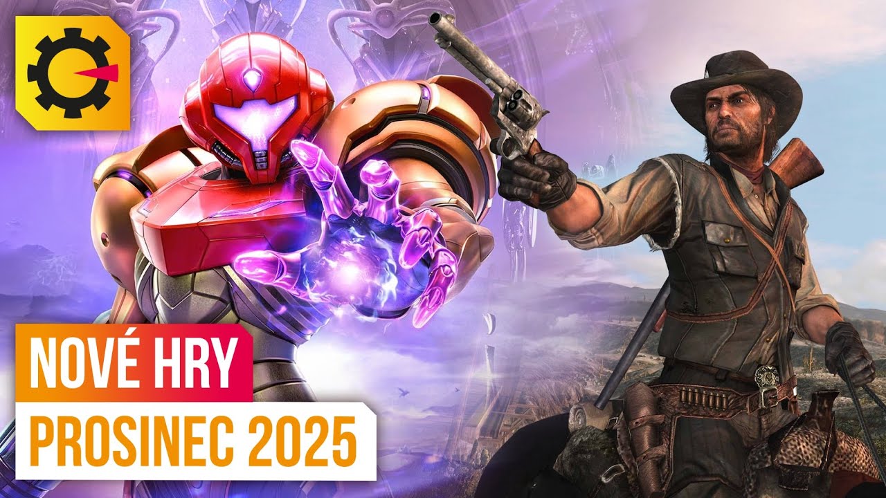 NOV&Eacute; HRY PROSINEC 2025: Red Dead Redemption, Metroid Prime 4, Octopath Traveler 0 a dal&scaron;&iacute; (TOP 10)