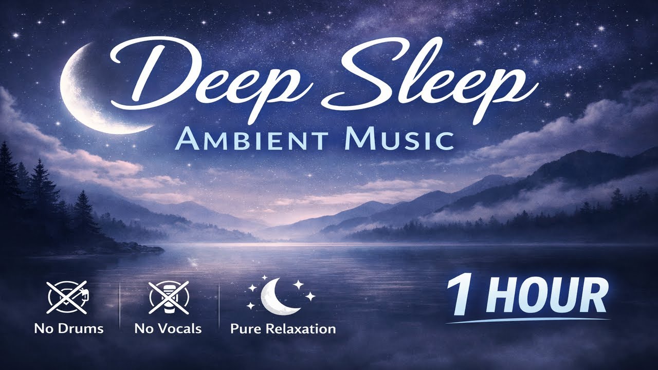 Deep Sleep Ambient Music 🌙 1 Hour of Calm, Slow, Seamless Relaxation